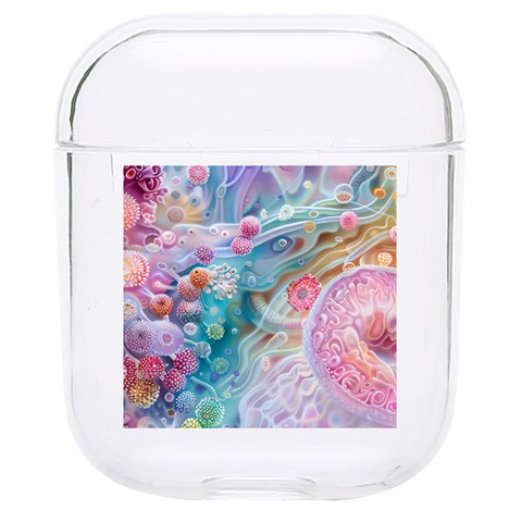 Cells Fluid Bubbles Hard PC AirPods 1/2 Case from ArtsNow.com Front