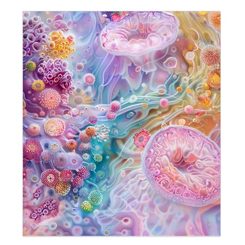 Cells Fluid Bubbles Duvet Cover Double Side (King Size) from ArtsNow.com Front