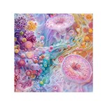 Cells Fluid Bubbles Square Satin Scarf (30  x 30 )