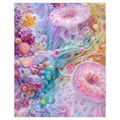 Cells Fluid Bubbles Drawstring Pouch (XL) from ArtsNow.com Front