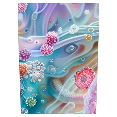 Cells Fluid Bubbles Everyday Shoulder Bag with Pouch Bag from ArtsNow.com Left Pocket