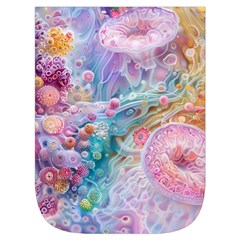 Cells Fluid Bubbles Waist Pouch (Small) from ArtsNow.com Front Pocket