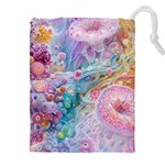 Cells Fluid Bubbles Drawstring Pouch (4XL)