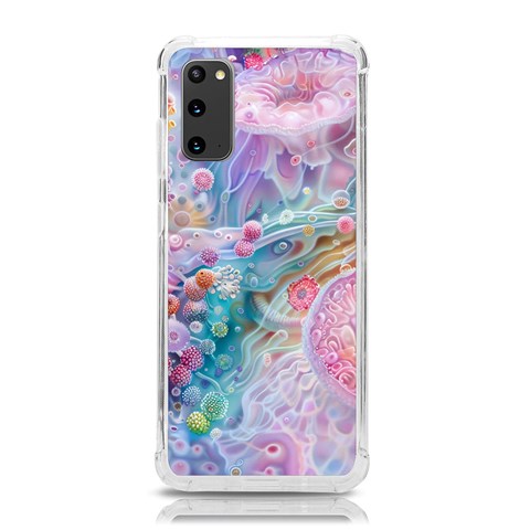 Cells Fluid Bubbles Samsung Galaxy S20 6.2 Inch TPU UV Case from ArtsNow.com Front