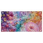 Cells Fluid Bubbles Banner and Sign 6  x 3 