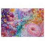 Cells Fluid Bubbles Banner and Sign 6  x 4 