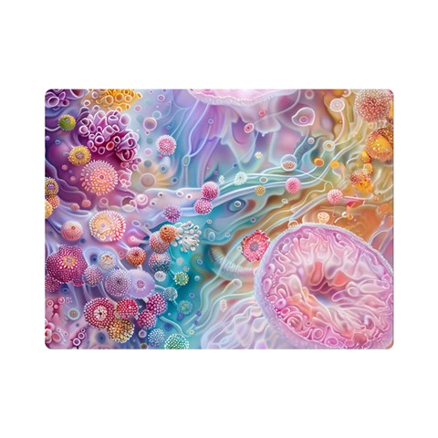 Cells Fluid Bubbles Premium Plush Fleece Blanket (Mini) from ArtsNow.com 35 x27  Blanket Front