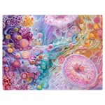 Cells Fluid Bubbles Two Sides Premium Plush Fleece Blanket (Baby Size)