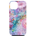 Cells Fluid Bubbles iPhone 14 Black UV Print Case