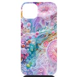 Cells Fluid Bubbles iPhone 14 Plus Black UV Print Case