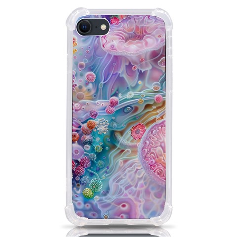 Cells Fluid Bubbles iPhone SE from ArtsNow.com Front