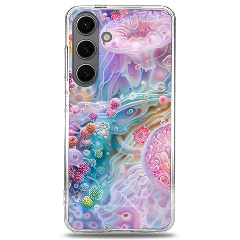 Cells Fluid Bubbles Samsung Galaxy S24 6.2 Inch TPU UV Case from ArtsNow.com Front