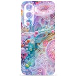 Cells Fluid Bubbles Samsung Galaxy S24 Plus 6.7 Inch Black TPU UV Case