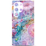 Cells Fluid Bubbles Samsung Galaxy S24 Ultra 6.9 Inch Black TPU UV Case