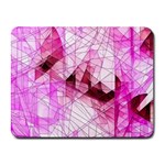 Pink Abstract Lineart Small Mousepad