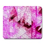 Pink Abstract Lineart Large Mousepad