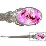 Pink Abstract Lineart Letter Opener