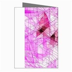 Pink Abstract Lineart Greeting Cards (Pkg of 8) from ArtsNow.com Right