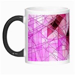 Pink Abstract Lineart Morph Mug