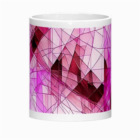 Pink Abstract Lineart Morph Mug from ArtsNow.com Center