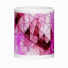 Pink Abstract Lineart Morph Mug from ArtsNow.com Center