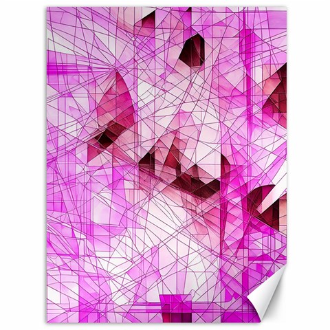 Pink Abstract Lineart Canvas 36  x 48  from ArtsNow.com 35.26 x46.15  Canvas - 1