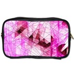 Pink Abstract Lineart Toiletries Bag (One Side)