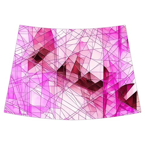 Pink Abstract Lineart Kids  Midi Sailor Dress from ArtsNow.com Back Skirt