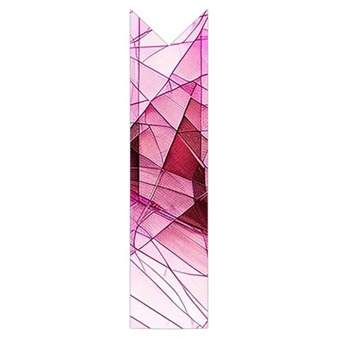 Pink Abstract Lineart Kids  Midi Sailor Dress from ArtsNow.com Placket