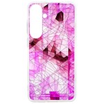 Pink Abstract Lineart Samsung Galaxy S24 Ultra 6.9 Inch TPU UV Case