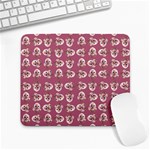 Whimsy Chickens Pattern Large Mousepad