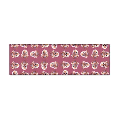 Whimsy Chickens Pattern Sticker Bumper (10 pack) from ArtsNow.com Front