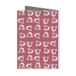 Whimsy Chickens Pattern Mini Greeting Cards (Pkg of 8)