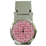 Whimsy Chickens Pattern Money Clip Watches