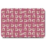 Whimsy Chickens Pattern Large Doormat