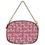 Whimsy Chickens Pattern Chain Purse (One Side)