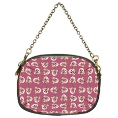 Whimsy Chickens Pattern Chain Purse (Two Sides) from ArtsNow.com Front