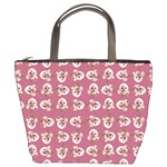 Whimsy Chickens Pattern Bucket Bag