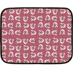 Whimsy Chickens Pattern Fleece Blanket (Mini)