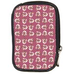 Whimsy Chickens Pattern Compact Camera Leather Case