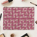 Whimsy Chickens Pattern Cosmetic Bag (XL)