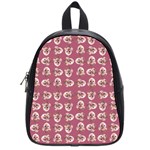 Whimsy Chickens Pattern School Bag (Small)