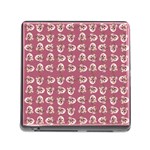 Whimsy Chickens Pattern Memory Card Reader (Square 5 Slot)