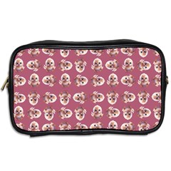 Whimsy Chickens Pattern Toiletries Bag (Two Sides) from ArtsNow.com Back