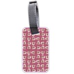 Whimsy Chickens Pattern Luggage Tag (two sides)