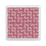 Whimsy Chickens Pattern Memory Card Reader (Square)