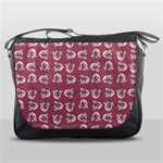 Whimsy Chickens Pattern Messenger Bag