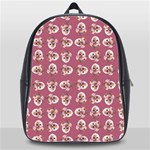 Whimsy Chickens Pattern School Bag (XL)