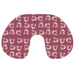 Whimsy Chickens Pattern Travel Neck Pillow