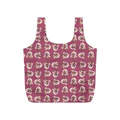 Whimsy Chickens Pattern Full Print Recycle Bag (S) from ArtsNow.com Front